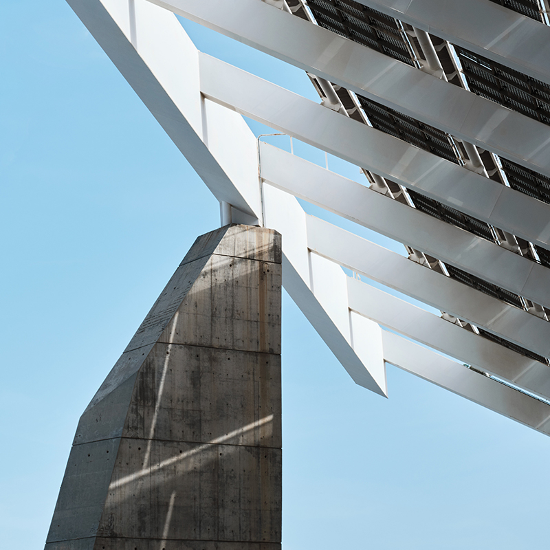 Architektoniczne panele ścienne osłonowe GRC o płynnej konstrukcji